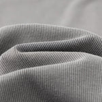 Fitted Rib-Knit V Neck T-Shirt 8.2oz