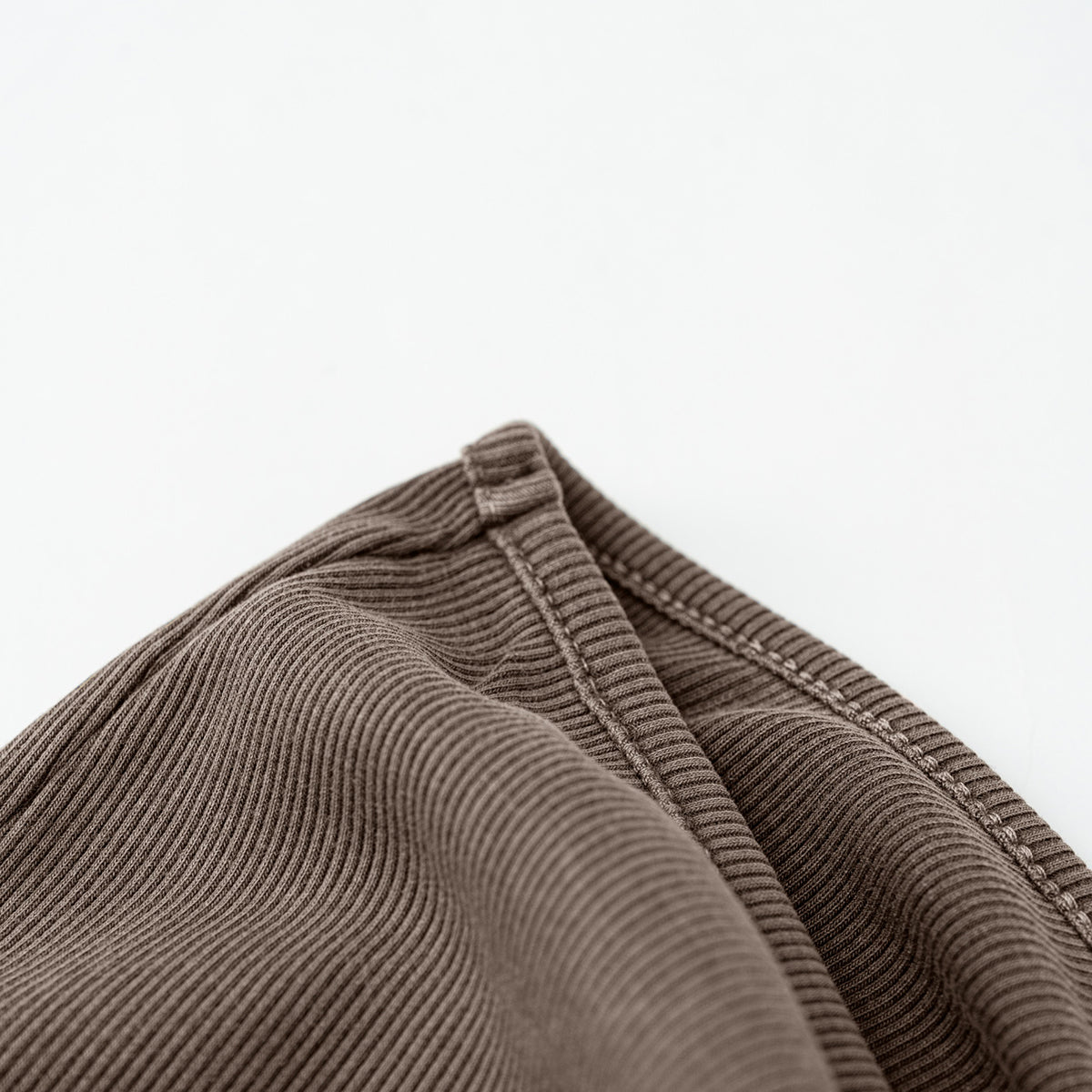 Falda larga maxi acanalada para mujer