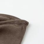 Falda larga maxi acanalada para mujer