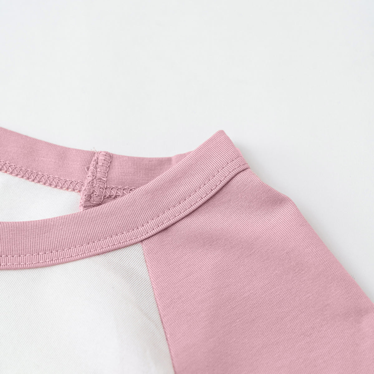 Raglan Cotton Pleated-Waist Tee 4.5oz