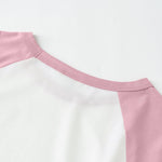 Raglan Cotton Pleated-Waist Tee 4.5oz