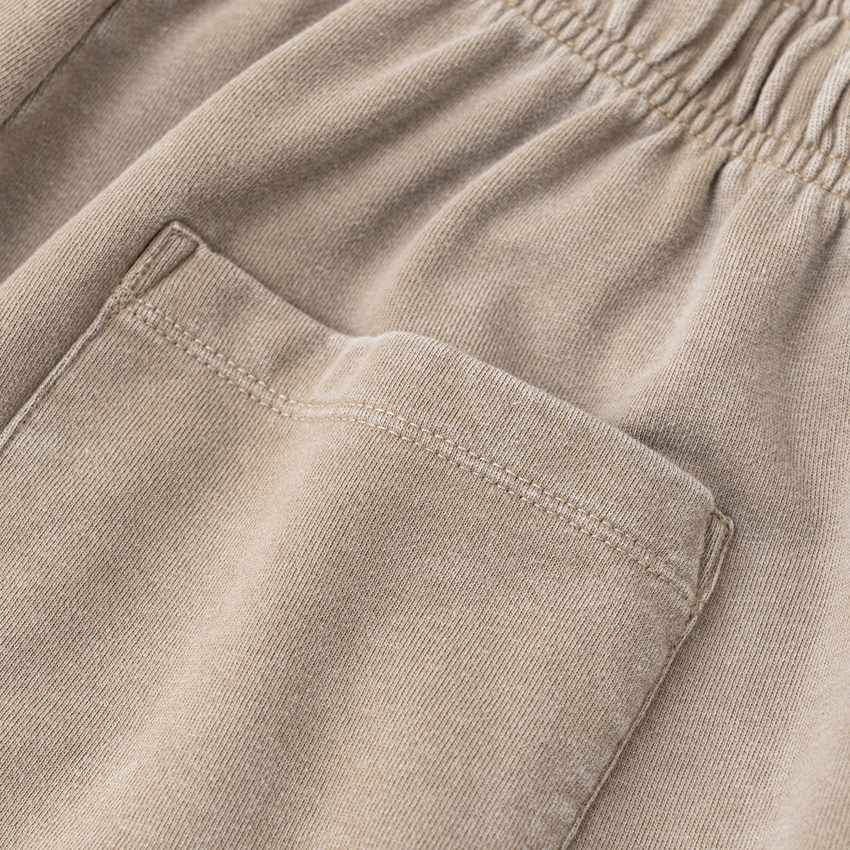 Washed Contrast Color Track Shorts