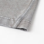 Heavy-Wash Baggy Patchwork Shorts