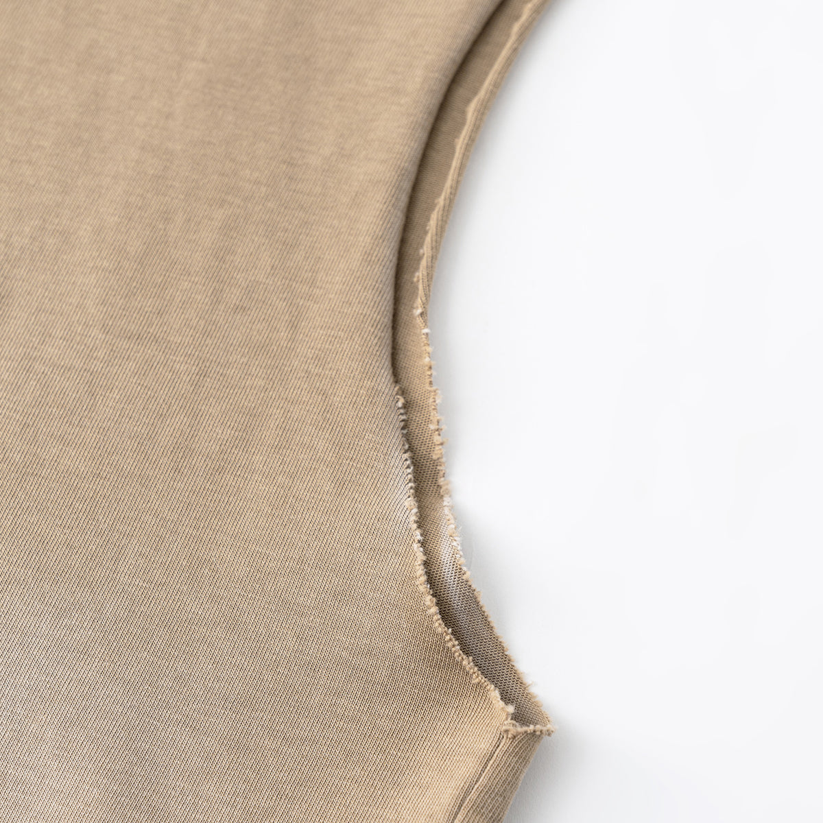 Raw Edge Distressed Muscle Tank 8.55oz