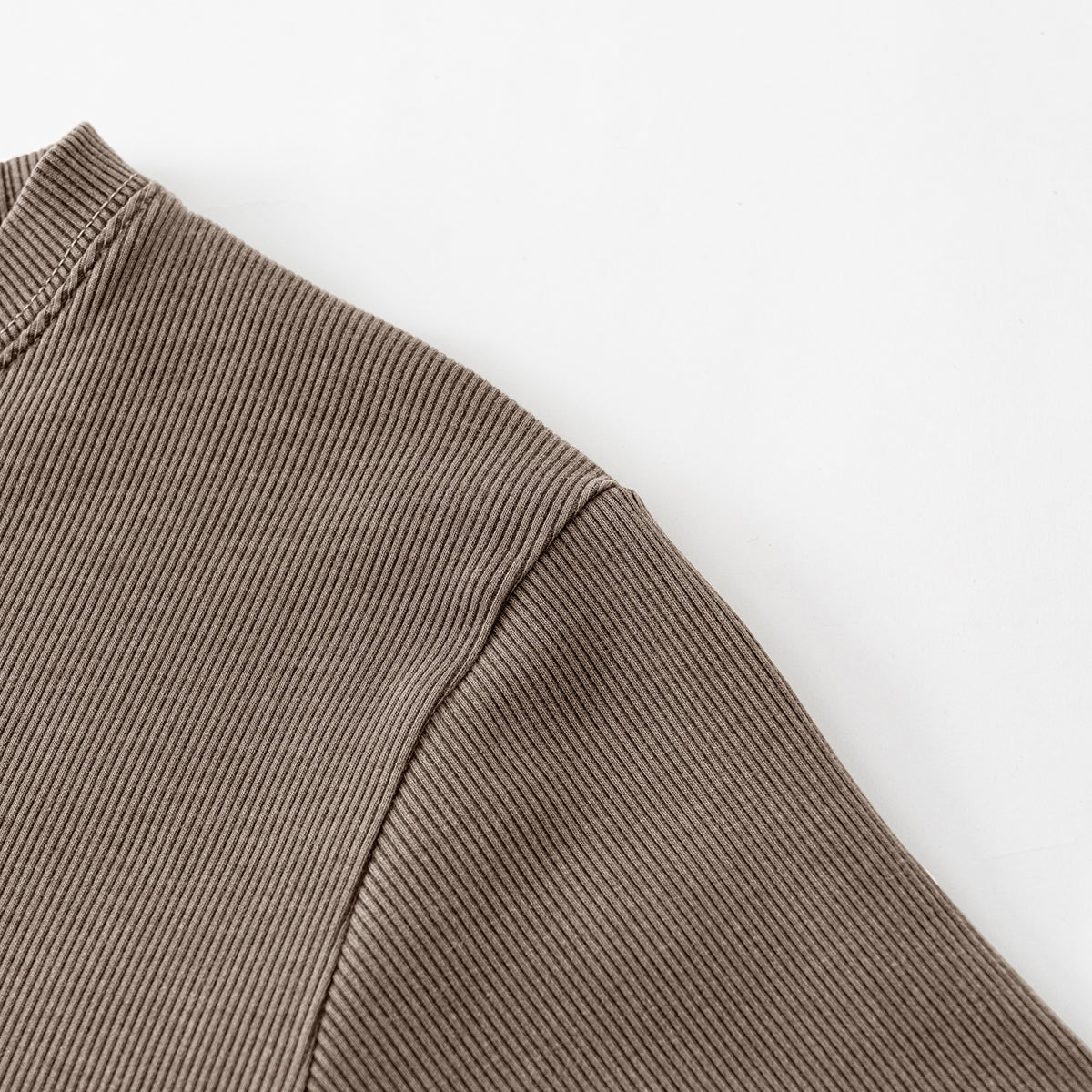 Vintage Wash Ribbed Tee Maxi Dress