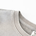 Washed Cotton Pleated Waist Tee 8.55oz