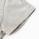 Washed Cotton Pleated Waist Tee 8.55oz