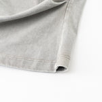 Washed Cotton Pleated Waist Tee 8.55oz