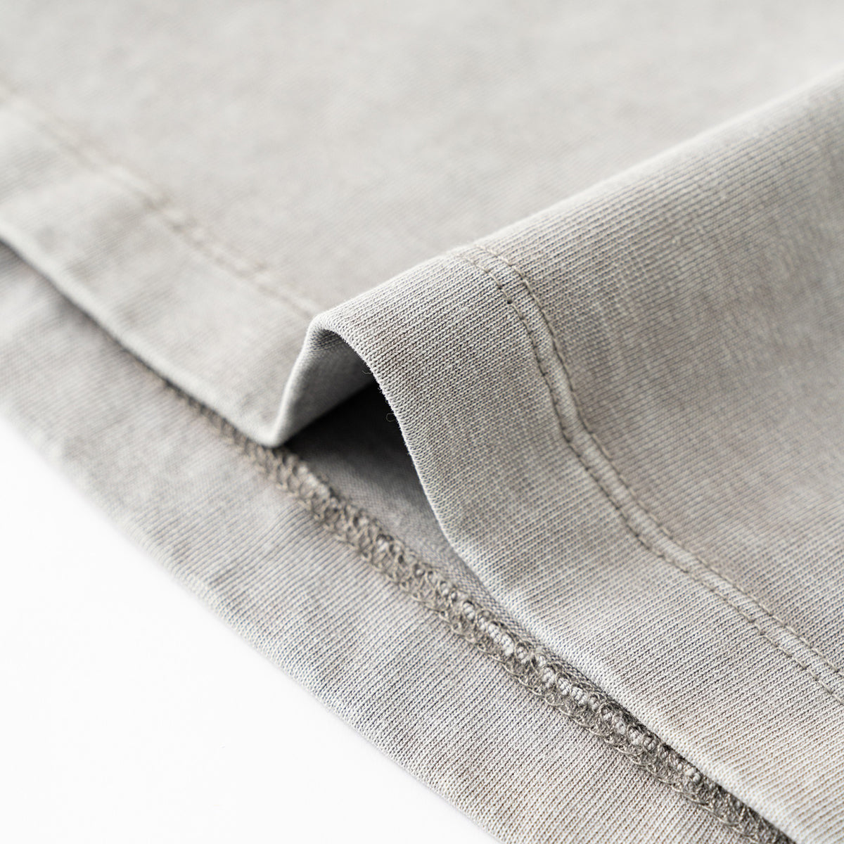 Washed Cotton Pleated Waist Tee 8.55oz