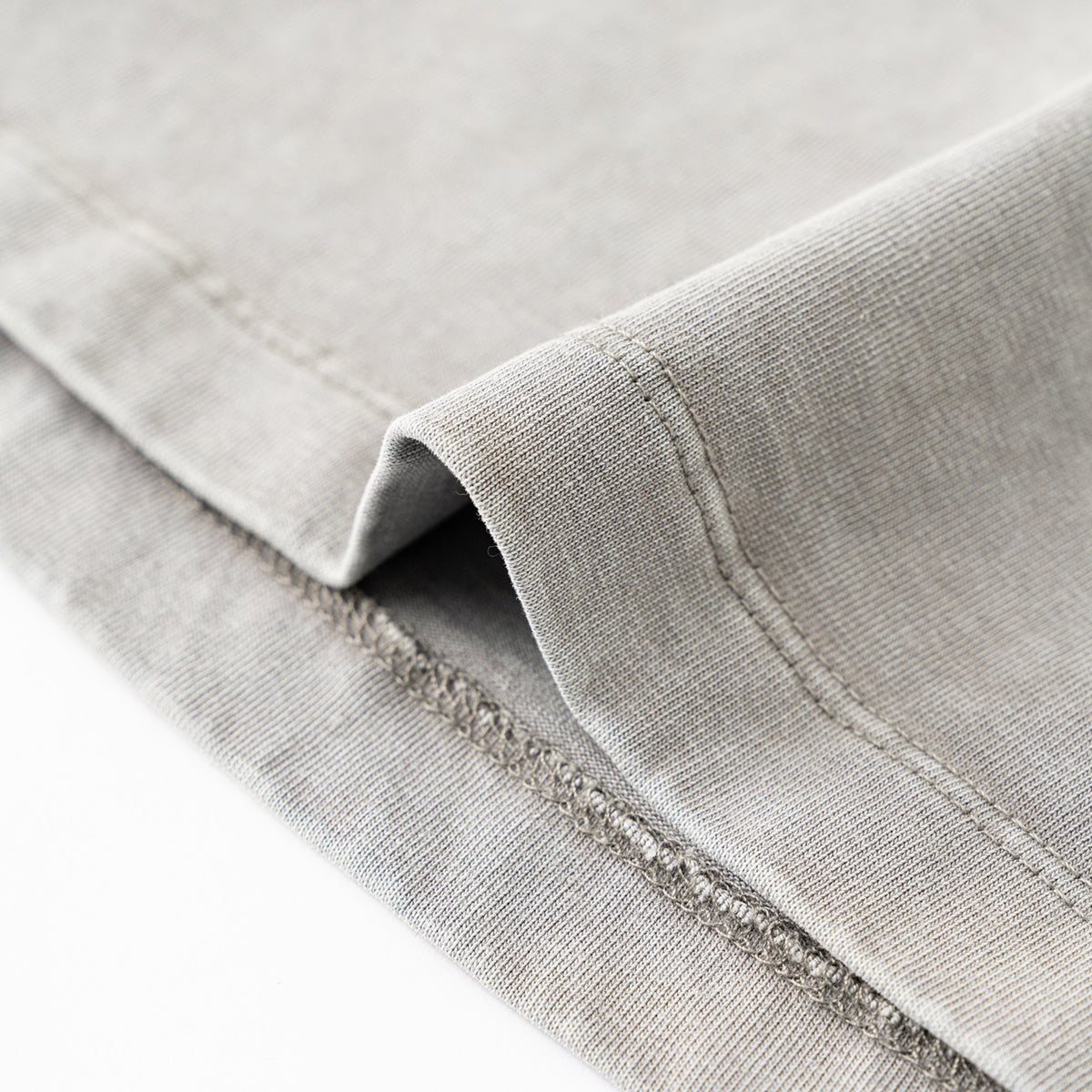 Washed Cotton Pleated Waist Tee 8.55oz