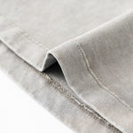 Washed Cotton Pleated Waist Tee 8.55oz