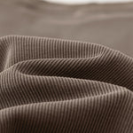 Washed Crew Neck Ribbed Crop Tee 8oz