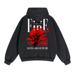 Punk Skull Graphic Zipper Hoodie-INNBLAC Fashion Apparel