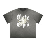 Faded Cupid Sniper Pattern Tee-INNBLAC Fashion Apparel