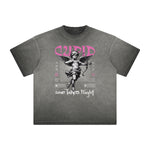 Heavyweight Cupid Sniper Streetwear Graphic Tee-INNBLAC Fashion Apparel