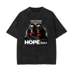 Washed Faded Abstract Graphic Tee-INNBLAC Fashion Apparel