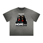 Heavyweight Faded Abstract Pattern Tee-INNBLAC Fashion Apparel