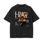 Stone Wash Abstract Pattern T Shirt-INNBLAC Fashion Apparel