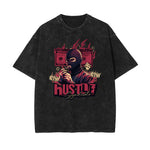 Stone Wash Abstract Pattern T Shirt-INNBLAC Fashion Apparel