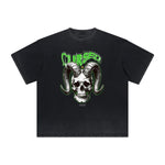 Washed Streetwear Street Pattern Tee-INNBLAC Fashion Apparel