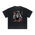 Heavyweight Street Style Abstract Graphic Tee-INNBLAC Fashion Apparel