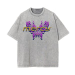 Washed Streetwear Aesthetic Graphic Tee-INNBLAC Fashion Apparel
