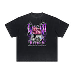 Faded Playful Cupid Graphic T Shirt-INNBLAC Fashion Apparel