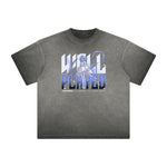 Distressed Y2K Anime Streetwear Pattern Tee-INNBLAC Fashion Apparel