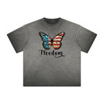 Distressed Streetwear Graphic Thick Tee-INNBLAC Fashion Apparel