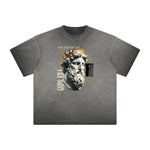Vintage Frayed Angel Graphic Tee-INNBLAC Fashion Apparel