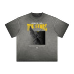 Vintage Frayed Angel Graphic Tee-INNBLAC Fashion Apparel