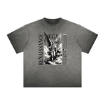 Vintage Frayed Angel Graphic Tee-INNBLAC Fashion Apparel