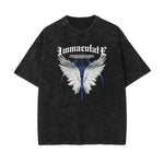 Washed Angel Streetwear Graphic Tee-INNBLAC Fashion Apparel