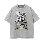 Faded Angel Streetwear Pattern Tee-INNBLAC Fashion Apparel