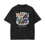 Washed Angel Streetwear Graphic Tee-INNBLAC Fashion Apparel