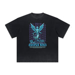Heavyweight Angel Streetwear Pattern Tee-INNBLAC Fashion Apparel