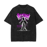 Street Style Angel Pattern Tee-INNBLAC Fashion Apparel