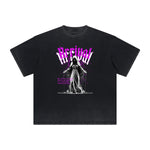 Heavyweight Street Style Angel Graphic Tee-INNBLAC Fashion Apparel