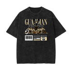 Washed Gangsta Streetwear Pattern Tee-INNBLAC Fashion Apparel