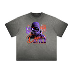 Distressed Gangsta Streetwear Graphic Tee-INNBLAC Fashion Apparel