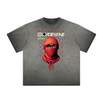Thick Faded Gangsta Graphic Tee-INNBLAC Fashion Apparel