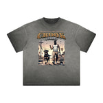 Thick Faded Gangsta Graphic Tee-INNBLAC Fashion Apparel