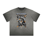 Thick Faded Gangsta Graphic Tee-INNBLAC Fashion Apparel