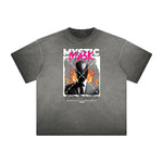 Thick Faded Gangsta Graphic Tee-INNBLAC Fashion Apparel