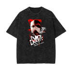 Vintage Washed Gangsta Pattern Tee-INNBLAC Fashion Apparel