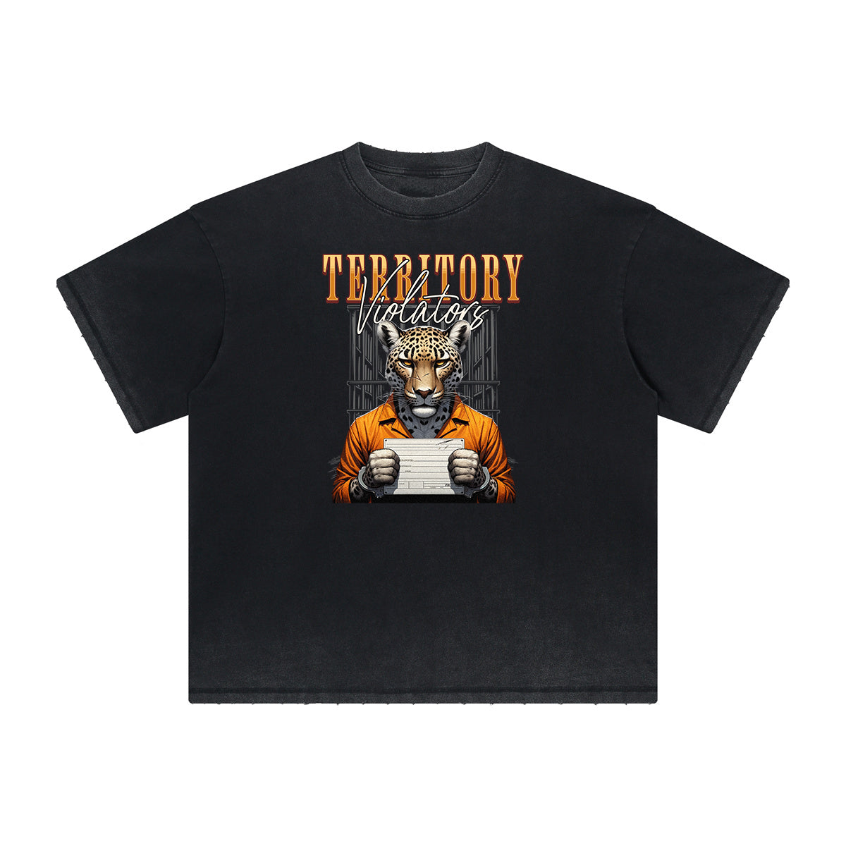 Heavyweight Gangsta Graphic Tee-INNBLAC Fashion Apparel