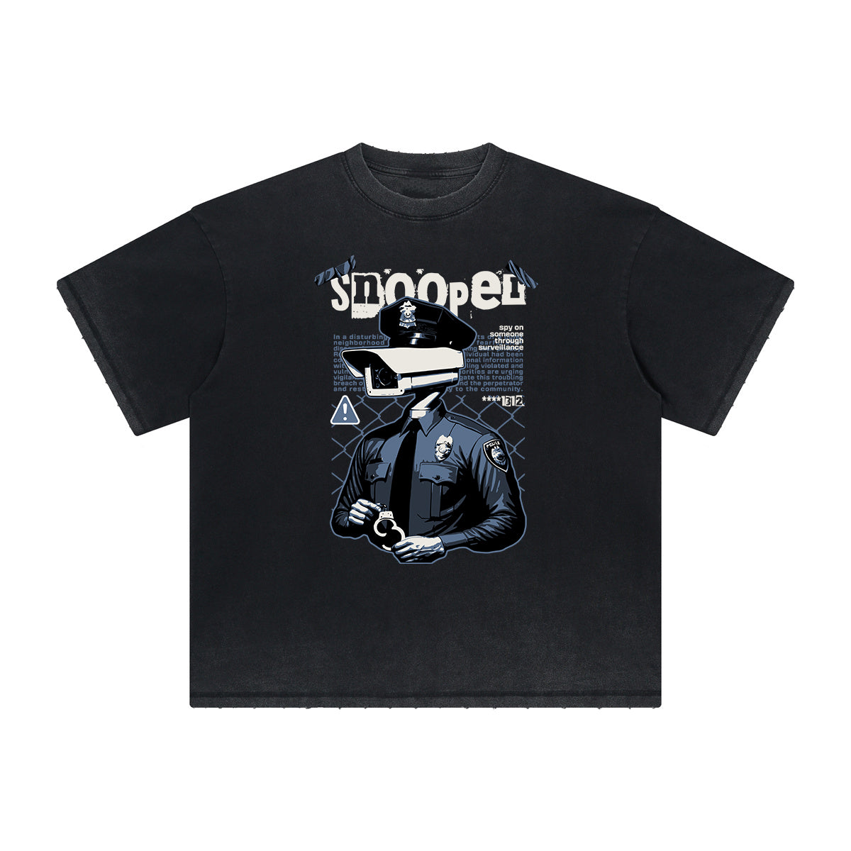 Heavyweight Gangsta Graphic Tee-INNBLAC Fashion Apparel