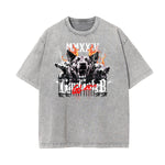 Washed Rebel Soul Gangsta Graphic Tee-INNBLAC Fashion Apparel