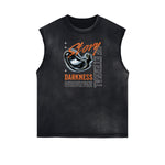 Sleeveless Chrome Y2K Streetwear Graphic Tee