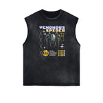 Sleeveless Chrome Y2K Streetwear Graphic Tee